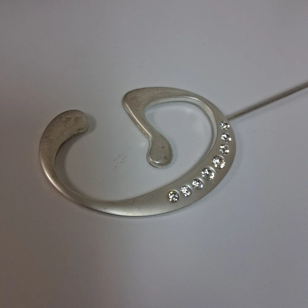 Silver Monogram G Cake Topper Bling Rhinestone Letter Decor‎ Wedding Party Glam